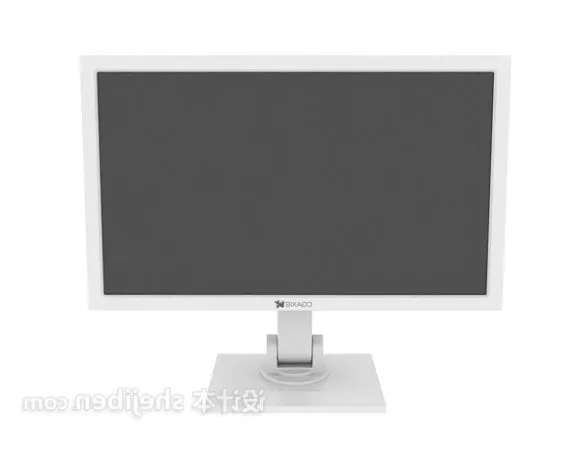 Smart Tv With Cabinet Stand 3d model