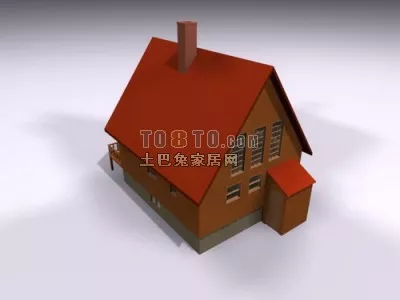 Market Center Complex Building 3d model