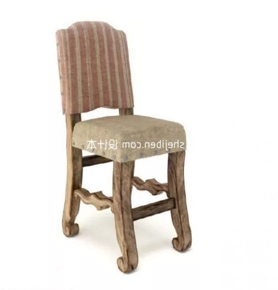 Vintage Chair Towel 3d model