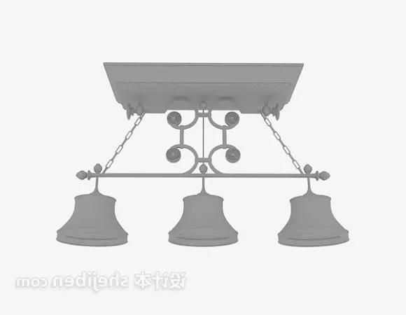 Luster Lamp Secto Lantern Shade 3d model