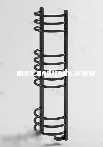 Curved Corner Rack 3d model