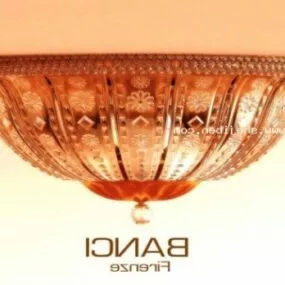 European Classic Ceiling Lamp 3d model