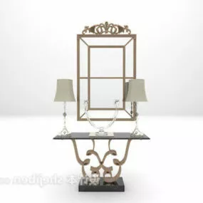 European Classic Table 3d model