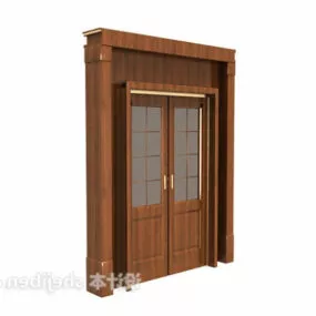 European Classic Door 3d model