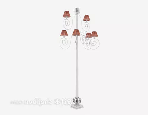 European Classic Street Light 3d model European Classic Street Light 3d model