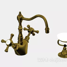 European Classic Water Tap 3d model