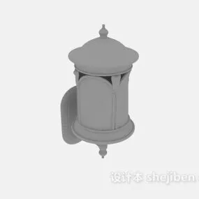 European Classic Wall Lamp 3d model