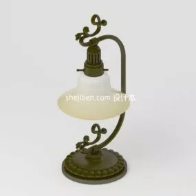 Classical Table Lamp European Style 3d model