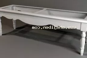 European Coffee Table Furniture 3d model