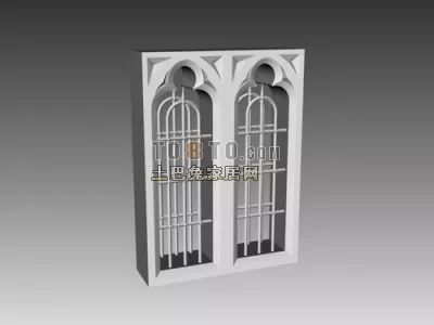 Classic Square Column 3d model