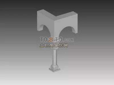 Construction Column Wall Column 3d model