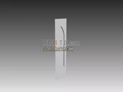 Wood Carving Tea Tablet 3d model