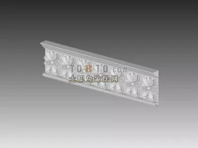 Column Head Component 3d model