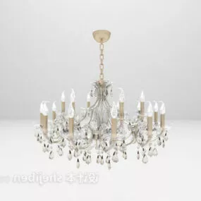 European Royal Crystal Chandelier 3d model