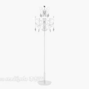 European Crystal Floor Lamp 3d model