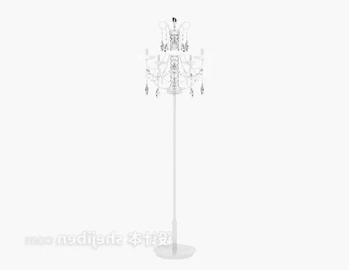 European Crystal Floor Lamp 3d model European Crystal Floor Lamp 3d model