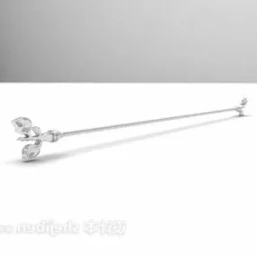 European Curtain Rod 3d model