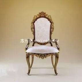 European Dining Chair 3d model