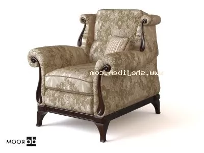 Armchair Modern Arm Pad 3d model
