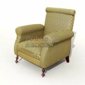 European Sofa Upholstery 3d model