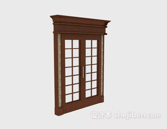 Arched Window 3d model