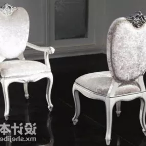 Classic European Home Chair 3d model