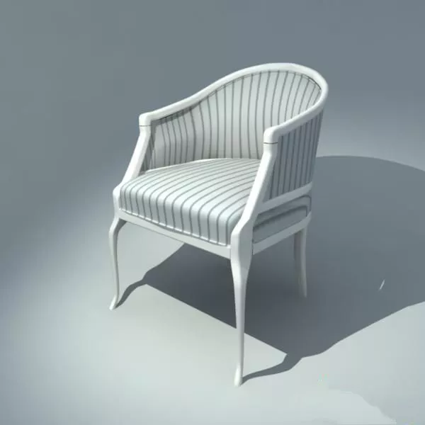 High Back Armchair Zuster 3d model