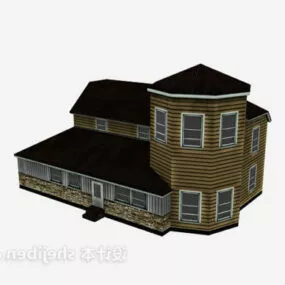 European Luxury Villa 3d model