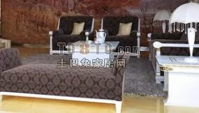 Europeanvintage Armchair Sofa Furniture 3d model