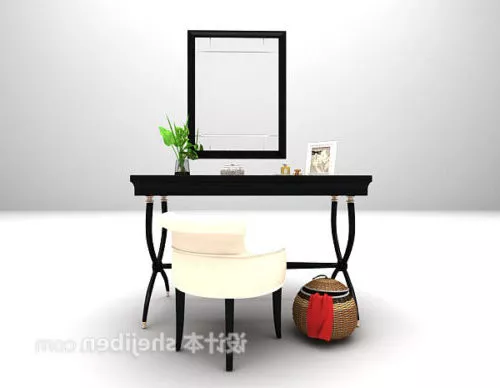 European Neoclassical Dresser 3d model European Neoclassical Dresser 3d model