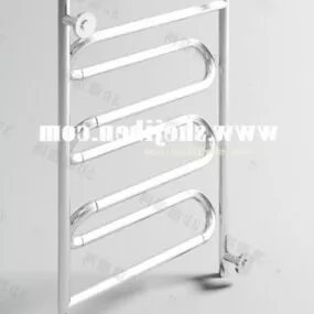 Bathroom Inox Towel Rack 3d model