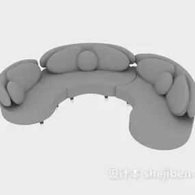 European Arc Sofa V1 3d model