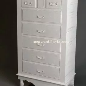 European Shoes Cabinet 3d model