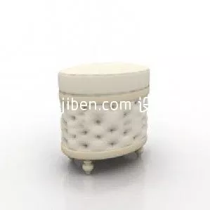 Two Seats Sofa Fauteuil 3d model