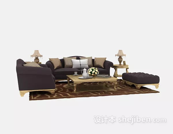 Small Coffee Table V2 3d model