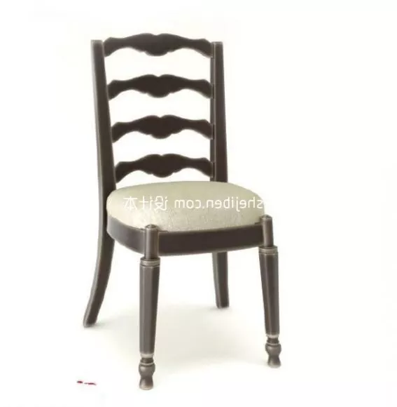 Dining Table Chairs Modern 3d model