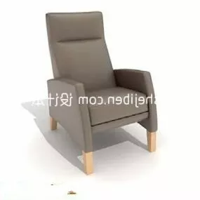 European Style Lounge Chair 3d model