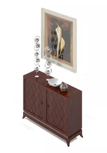 Simple Hanging Painting Modern Style 3d model