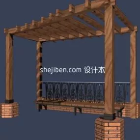 Flower Rack Structure 3d model