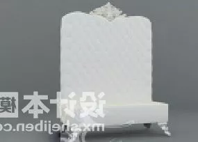 European Handless Sofa 3d model