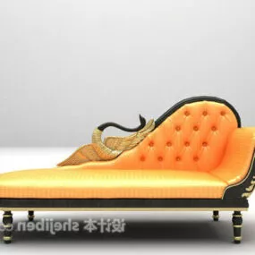 Classic Recliner Chair 3d model