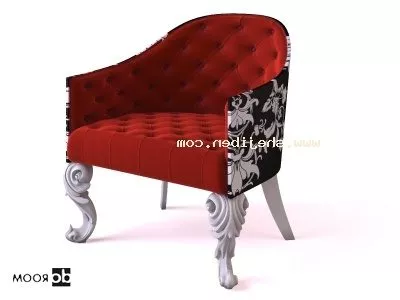 European Armchair Retro Style 3d model European Armchair Retro Style 3d model