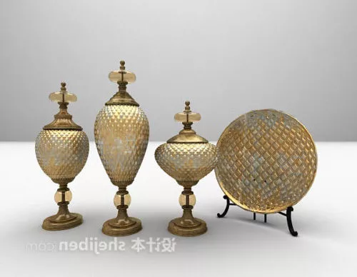 Stone Vase Misa 3d model