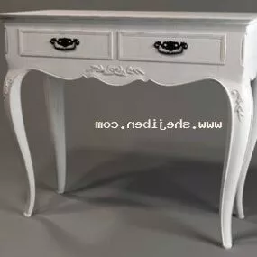 European Table Furniture V1 3d model