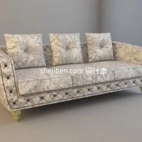 Royal European Sofa 3d model