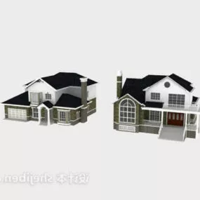European Townhouse 3d model