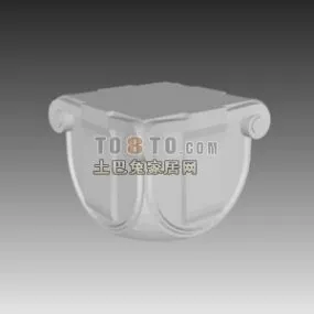 European Classic Stool 3d model