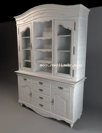 Cabinet Furniture With Drawers 3d model
