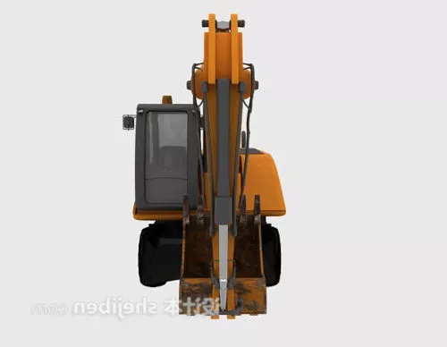 Japan Machine Small Excavator 3d model