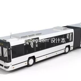 Extended Bus Vehicle 3d model